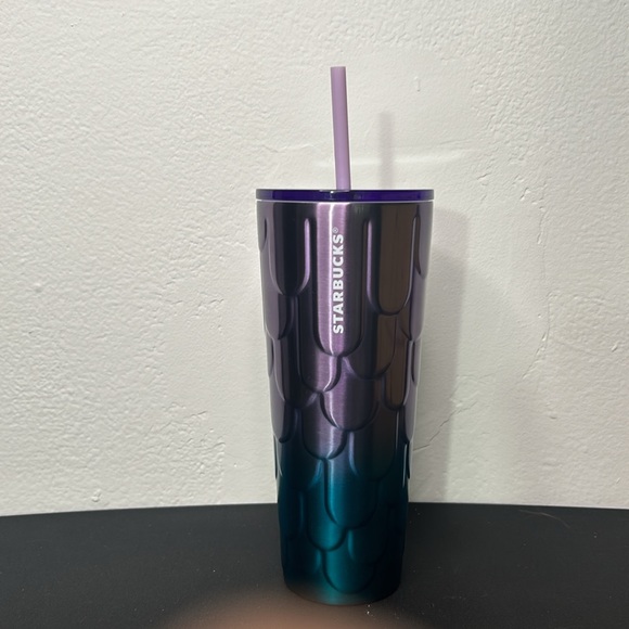 67. Starbucks 2023 Twilight purple & blue Ombré Mermaid Tumbler BNWT - Picture 6 of 6